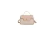 Bolsa de Hombro Simple de Moda Nueva Verano 2024 Puntada de Paja Bolso Cuadrado Pequeño Portátil Bolso Cruzado de Alta Gama de Moda
