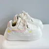 Zapatillas Bordadas con Lazo para Niñas 2026 Primavera/Verano Nuevos Zapatos Casuales Versátiles de Moda para Niños Zapatos Blancos para Niñas