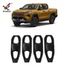 Aplicável a 26 modelos de Toyota Hilux Travo maçaneta externa modificada decoração puxador de porta proteção