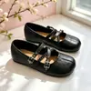 Zapatos Mary Jane con Estampado de Leopardo para Mujer 2026 Otoño Nuevo Estilo Punta Dividida Suela Suave Zapatos Planos de Ballet