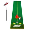 Manta de práctica para putter de golf de interior, nueva, para oficina y hogar, color verde