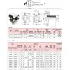 Rodamiento Lineal de Brida Ovalada Electrochapado LMH/LMT6 8 10 12 16 20 25 30 35LUU Extendido