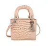 Bolso Princesa Diana Transfronterizo para Mujer 2026 Nuevo Modelo Bolso de Mano Versátil Bolso de Hombro con Pedrería Brillante Sensación de Alta Gama Bolso Cruzado para Mujer