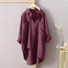 Nueva Camisa de Color Sólido Estilo Casual, Nuevo Cárdigan de Punto para Mujer para Primavera y Otoño con Doble Bolsillo, Top Elegante de Manga Larga, Camisa para Mujer