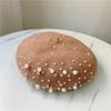 Boina Feminina Britânica Retrô Outono e Inverno Estilo K Japonês Lã Chapéu de Pintor Boina Feminina Versátil Tendência Ins