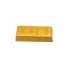 Barras de ouro falso personalizadas com logotipo gravado, ornamentos de tijolo de ouro maciço, feitos sob encomenda de acordo com seu design ou amostra, artesanato comemorativo para empresas no atacado