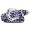 P novos jeans masculinos e femininos cinto europeu e americano decoração strass incrustação cinto largo com cinto de olho de ar