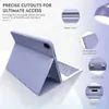 Funda Protectora con Teclado Bluetooth Adecuada para iPad 11 2025 10.2 Pulgadas 7ª/8ª/9ª Generación Mini 7 Air11 Funda de Cuero