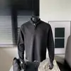 Sudadera estilo americano para hombre, primavera y otoño, camiseta de manga larga a rayas de peso pesado, patrón de espiga para hombre, capa interior informal