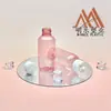 Botella PET corta y de hombros redondeados de 120 ml, botella Boston, se puede emparejar con varios estilos de tapa de rosca de 24 hilos, adecuada para dispensar muestras de cuidado de la piel