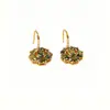 Pendientes de Gancho con Flor de Circonita Brillante Populares, de Gama Alta, Modernos, Exquisitos, Versátiles, Pendientes de Estilo Suave, Romántico, Femenino