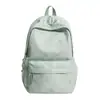 Mochila para meninas, simples e versátil, adequada para estudantes universitários e do ensino médio, apresentando um fofo design de estrela e nó, perfeita para passeios.