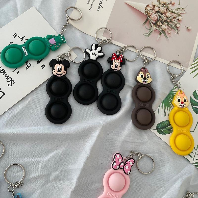 硅胶手指钥匙挂链 (8)