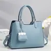 Nuevo Bolso de Mano Simple de Comercio Exterior para Mujer Moda Versátil Texturizado Bolso de Hombro Gran Capacidad Casual Moderno Bolso Cruzado