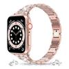 Adequado para Apple AppleS10-1 Samsung 47mm Watch Metal Três Diamantes Cintura Pequena Strap