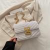 Bolso Lingge para Mujer 2025 Nuevo Moda Alto Nivel Cadena Bolso Cruzado Cuadrado Pequeño Popular de Este Año