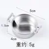 Mini panela de fondue de simulação panela de pato mandarim acessórios para panela de fondue DIY acessórios de recipiente comida em miniatura para brincar panela vazia casa de boneca brinquedo