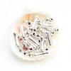 Cor de ouro 14k bambu miçangas osso pulseira colar miçangas faça você mesmo acessórios de joalheria material atacado