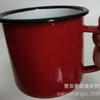Caneca de Esmalte Colorida, Caneca Nostálgica, Caneca de Ferro Esmaltado Espessa, Caneca Simples para Café, Caneca para Escritório, Caneca para Chá