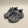 Algodón de dos capas con forro polar 27-37 yardas parche secundario inferior mediano y grande zapatillas deportivas para niños zapatos de moda para niños zapatos casuales tipo papá 6836