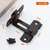 Trinco de Porta de Aço Inoxidável Antifurto Trinco de Porta para Dentro Fechadura Antifurto Sem Furo Trinco de Parafuso para Porta de Correr Superfície Fixa