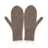 Guantes de Punto de Cachemir de Primera Línea para un Solo Dedo Unisex Tejido Trenzado Rayados Cálidos Resistentes al Viento Compatibles con Pantalla Táctil Guantes Extensos