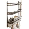 Estante de almacenamiento para baño sin taladro, organizador de pared multicapa para artículos de tocador del inodoro y accesorios de baño