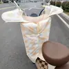 Funda Eléctrica de Verano a Prueba de Viento, Parasol para Motocicletas Eléctricas, Funda Fina de Verano Impermeable, Aislamiento Térmico para Primavera y Otoño, Impermeable y Protección Solar