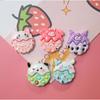 Acessórios de resina de cor mista, transparentes, luminosos, superfície brilhante, fosca, de desenho animado, fofos, atacado, acessórios de cola de creme DIY