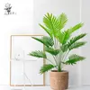 Planta Verde Artificial Grande de Pie Palmera Areca Árbol Falso para Decoración de Patio Exterior Planta Artificial Paisajismo