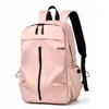 Mochila Mochila de Negocios para Hombre Tejido Resistente al Desgaste para Exteriores Bolsa para Computadora Informal Simple Bolsa de Viaje para Estudiante de Secundaria