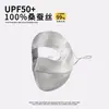 Máscara de Seda Protetora Solar Yyds. Máscara de Proteção Solar Facial Inteira 100% Seda de Amora Proteção Facial Completa Máscara Facial Proteção UV