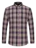 Camisa de franela a cuadros de alta gama, talla grande transfronteriza para hombre, casual, manga larga, abrigo para primavera y otoño de Amazon, camisa para hombre