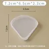 Caja Transparente Esponja de Polvo Cosmético Caja Flop para Polvo a Prueba de Polvo con Tapa Caja de Almacenamiento para Lentes de Contacto Caja de Almacenamiento Transparente Portátil