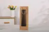 Bolsa para Vinho Tinto Retangular Bolsa Tote para Vinho Tinto com Janela Transparente Longa Saco de Presente Saco para Embalagem de Buquê Estoque Pronto Atacado Bolsa de Presente