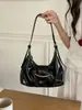 Bolso Hobo Minimalista Nuevo 2026, Bolso de Hombro Versátil para el Trabajo, Bolso Negro Pequeño Elegante para Mujer