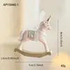 Nuevo Colgante Pintado de Resina Decoración de Árbol de Navidad Campana Tridimensional Colorida Colgante de Dibujos Animados Americanos Listo para la Venta