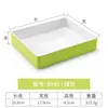 Kaibaiya vajilla de melamina ángulo recto caja cuadrada de plástico plato plato para hot pot comercial plato para barbacoa de autoservicio plato de exhibición