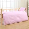 Fabricante de Origem da Fábrica Atacado Roupa de Cama para Jardim de Infância Colcha para Jardim de Infância Conjunto de Três Peças Logo Bordado