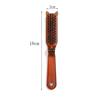 Peine portátil plegable de cerdas de cerdo, peine para patillas, peine para maquillaje de mujer, peine para cabello rizado, peine pequeño de forma esponjosa para peluquería.