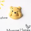 Pote de mel urso sorvete urso dos desenhos animados resina jóias acessórios diy telefone móvel shell material saco