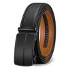 Cinturón Popular Transfronterizo para Jeans Cinturón de Hombre Personalizado Cuero Genuino Casual de Negocios Hebilla Automática Sin Dientes Versátil Tendencia
