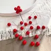 Paquete de materiales DIY hecho a mano flores mixtas plantas flores secas estilo bosque de jardín de infantes creación de anillos decoración piñas de Navidad