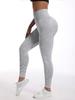 Pantalones de Yoga Deportivos Europeos y Americanos Transfronterizos Ajustados Cadera Cintura Alta Lavados Esmerilados Fabricantes de Origen