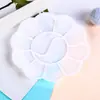 Paleta de Flor de Ciruelo de 13 cm Suministros para Colorear Arte Paleta para Pintura al Óleo Gouache Suministros Multifuncionales para Colorear Arte