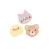 Livro de mão Shell Do Telefone Móvel Acessórios De Vestuário Decorativos Novos Bonito Dos Desenhos Animados Animal Cabeça Urso Bordado Patch