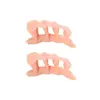 Fabricante Corrector de Dedo del Pie Separador de Pulgar Silicona Separador de Dedos Fijo de Tres Agujeros Corrector Antidesgaste Superpuesto Venta al por Mayor