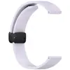 Adecuado para series de relojes Samsung/Huawei, Correa de Silicona Plegable con Hebilla Magnética Patrón Lichi 18/20/22mm Universal