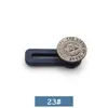 Hebilla de Cintura Expandible Botones sin Clavos Metálicos Extraíbles Extensión de Cintura para Pantalones de Mezclilla Pequeño Cambiado Botones Telescópicos Ajustables
