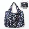 Bolsa de Hombro Plegable Nueva de Dibujos Animados Transfronteriza Bolsa de Compras Grande Portátil de Gran Capacidad Bolsa de Compras para Supermercado